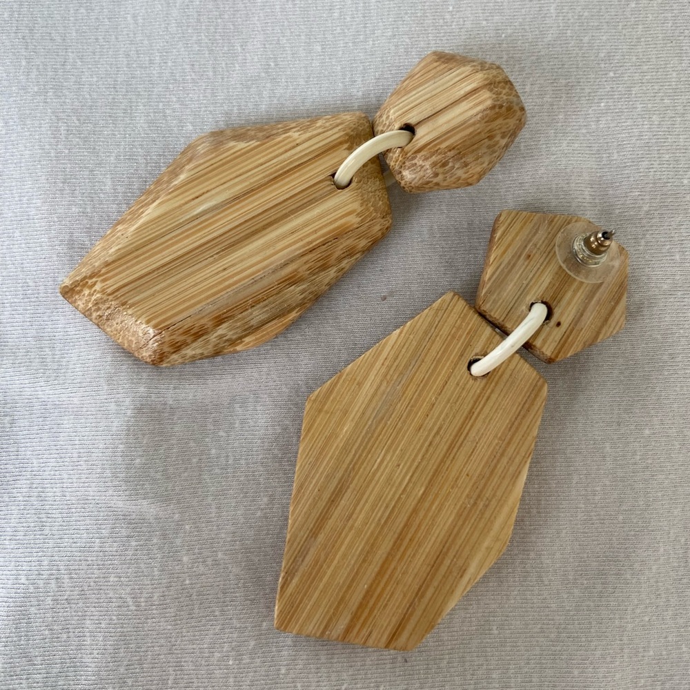 Noonday Stacked Bamboo earrings